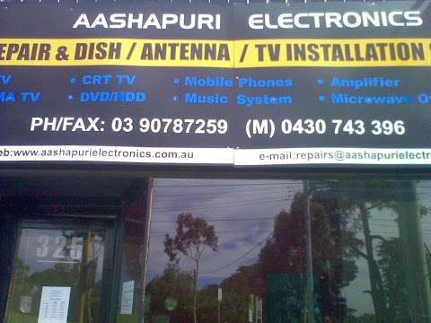 Photo: Aashapuri Electronics, TV Repairs and Antenna Installation